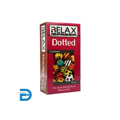 خرید کاندوم ریلکس 12 تایی خاردار ساده RELAX DOTTED دیجی کاندوم
