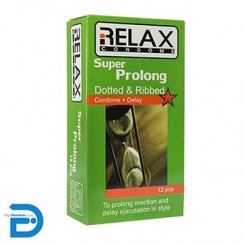 کاندوم ریلکس 12 تایی سوپر پرولانگ پلاس RElAX - SUPER PROLONG Plus