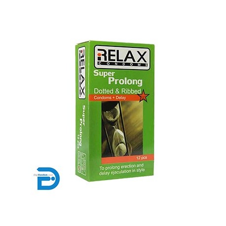 خرید کاندوم ریلکس 12 تایی سوپر پرولانگ پلاس RElAX - SUPER PROLONG Plus دیجی کاندوم