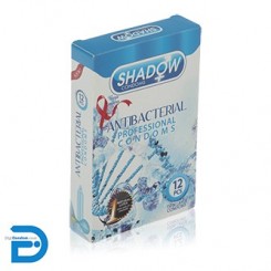 کاندوم شادو 12 تایی ضد قارچ و باکتری SHADOW AntiBacterial