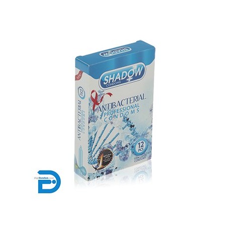 خرید کاندوم شادو 12 تایی ضد قارچ و باکتری SHADOW AntiBacterial از دیجی کاندوم