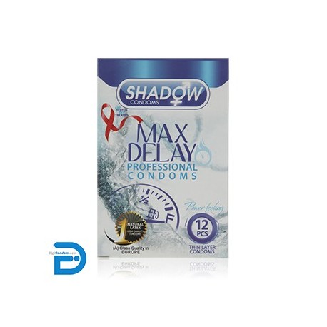 خرید کاندوم شادو 12 تایی حداکثر تاخیری SHADOW Max Delay از دیجی کاندوم
