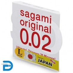 کاندوم پلی اورتان ساگامی سایز نرمال تک عددی Sagami Original 0.02