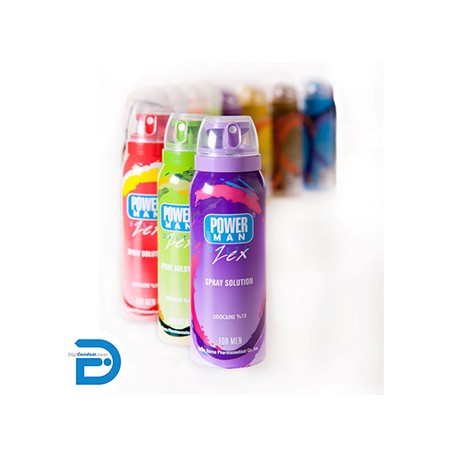 خرید پکیج کامل اسپری های تاخیری پاورمن Powerman Sprays Package از فروشگاه دیجی کاندوم-10 رایحه-333