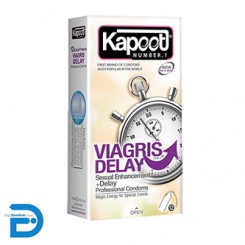 کاندوم کاپوت 12 تایی ویاگریس دیلی Kapoot VIAGRIS DELAY