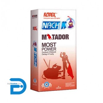 کاندوم تاخیری ناچ کدکس مدل Matador بسته 12 عددی