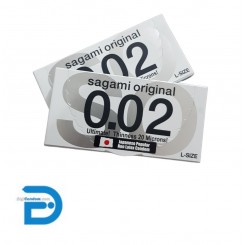 کاندوم پلی اورتان ساگامی سایز لارج چهار عددی Sagami Original 0.02