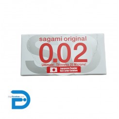 کاندوم پلی اورتان ساگامی سایز نرمال دو عددی Sagami Original 0.02