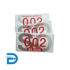 کاندوم پلی اورتان ساگامی سایز نرمال شش عددی Sagami Original 0.02