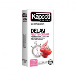 کاندوم میوه ای کاپوت Delay Fruity Cream بسته 12 عددی