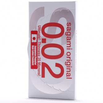کاندوم پلی اورتان ساگامی سایز نرمال دو عددی Sagami Original 0.02