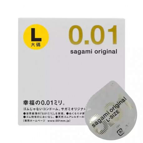 کاندوم ساگامی مدل 10 micron تک عددی سایز لارج