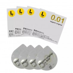 کاندوم ساگامی مدل 10 micron پک چهار عددی سایز لارج