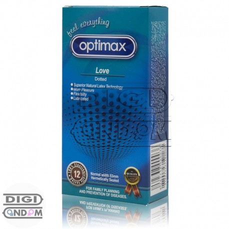کاندوم-اپتیمکس-12-تایی-خاردار--لاو-OPTIMAX-Love---خرید-در-دیجی-کاندوم