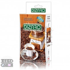 کاندوم دیزارو 12 تایی خاردار و شیاردار با اسانس قهوه DIZARO Coffee