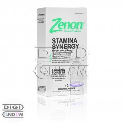 کاندوم زنون 12 تایی تقویت نعوظ استامینا سینرژی Zenon STAMINA SYNERGY