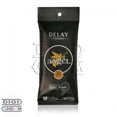خرید کاندوم انجل 10 تایی تاخیری معطر ANgEL DELAY از دیجی کاندوم