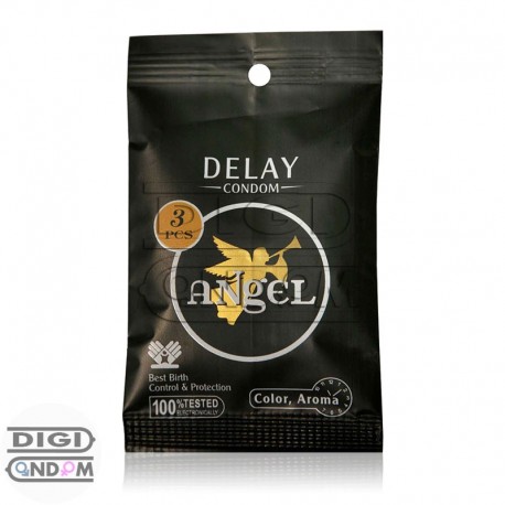 خرید کاندوم انجل 3 تایی تاخیری معطر ANgEL DELAY از دیجی کاندوم