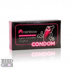 کاندوم 12 تایی رنگین کمانی رینبو CONDOM rainbow