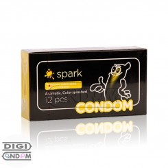 کاندوم 12 تایی خاردار افشانه ای اسپارک CONDOM spark
