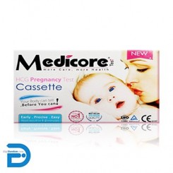 تست بارداری مدیکور کاستی Medicore Cassette HCG Pregnancy Test