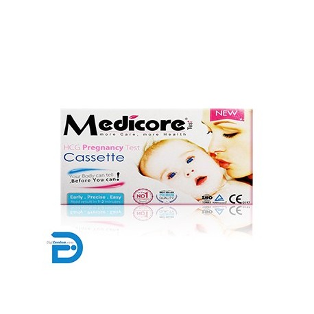 خرید تست بارداری مدیکور کاستی Medicore Cassette HCG Pregnancy Test از فروشگاه دیجی کاندوم