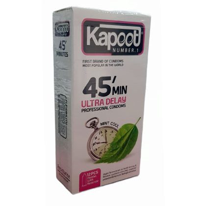 min-45-kapoot-delay-condom-420x420 کاندوم فوق تاخیری کاپوت مدل MIN 45 بسته 12 عددی - Image 1