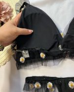 ست شورت و سوتین فانتری مدل کاپ دار کد 1586 - Image 2