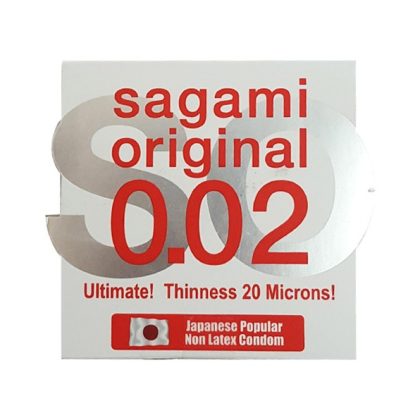 ساگامی-نرمال-تک-عددی-420x420 کاندوم پلی اورتان ساگامی سایز نرمال تک عددی Sagami Original 0.02 - Image 1