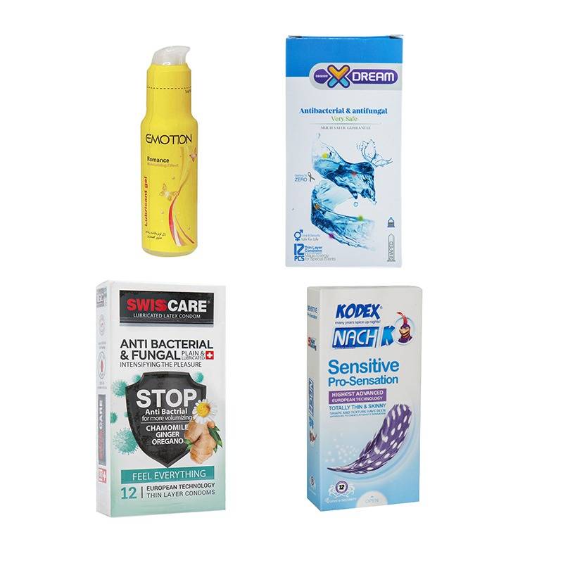 پک-انتی-باکتریال 🧴 پک ویژه کاندوم ضد حساسیت و آنتیباکتریال + ژل روانکننده - Image 1